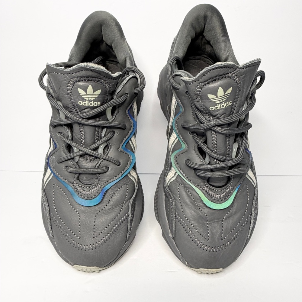ADIDAS Originals Ozweego sneaker in a grey colorway.